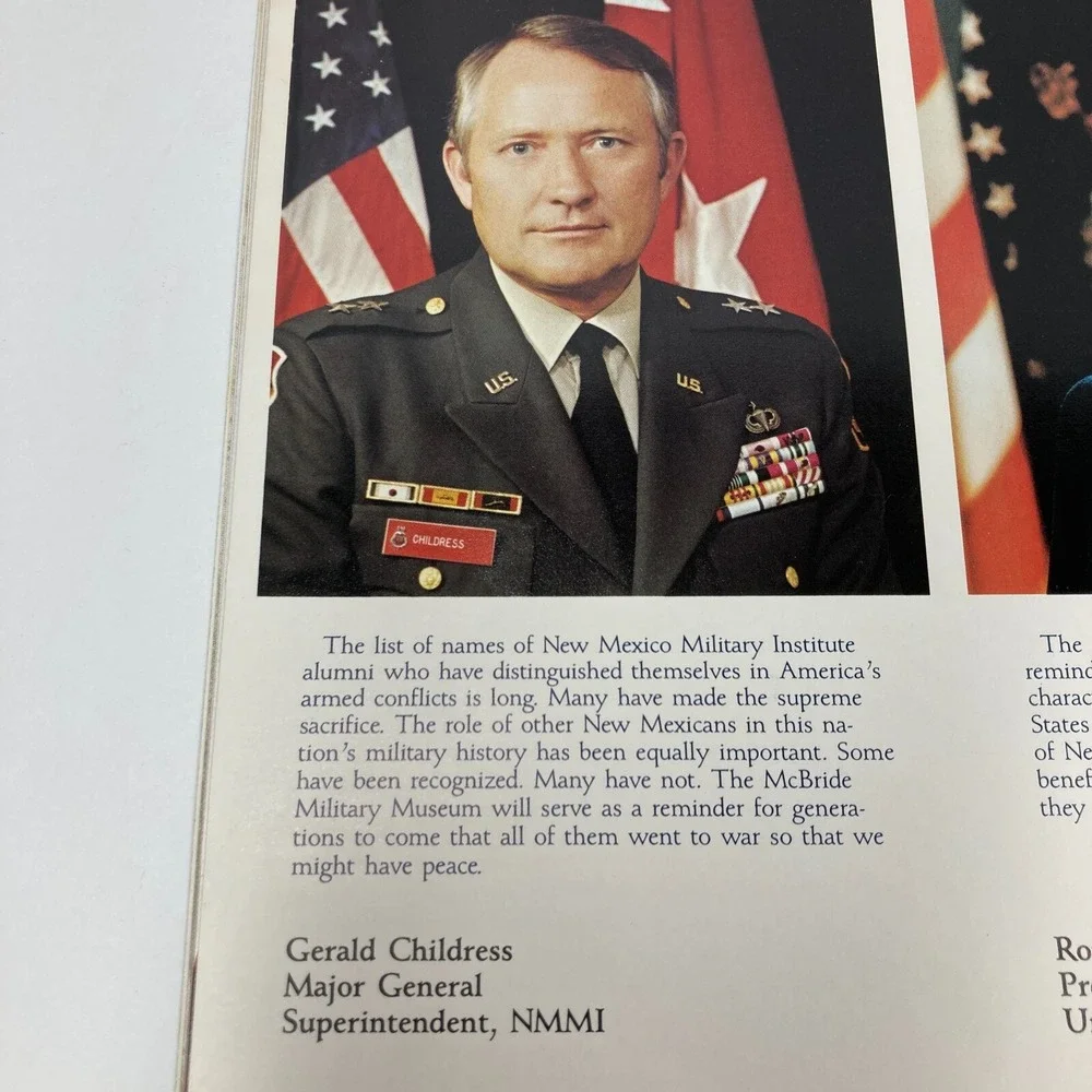 NMMI Alumni‎ Museum Booklet Stapled Paperback New Mexico Military Institute 8x11